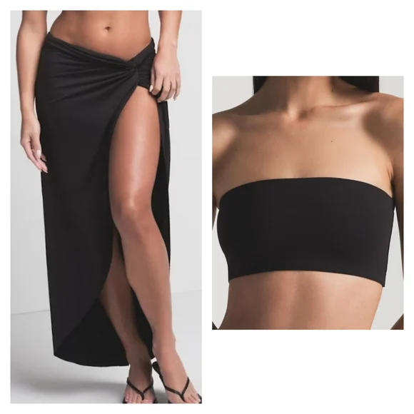 ❤️- SKIMS BANDEAU AND SARONG SKIRT - Picture 1 of 2